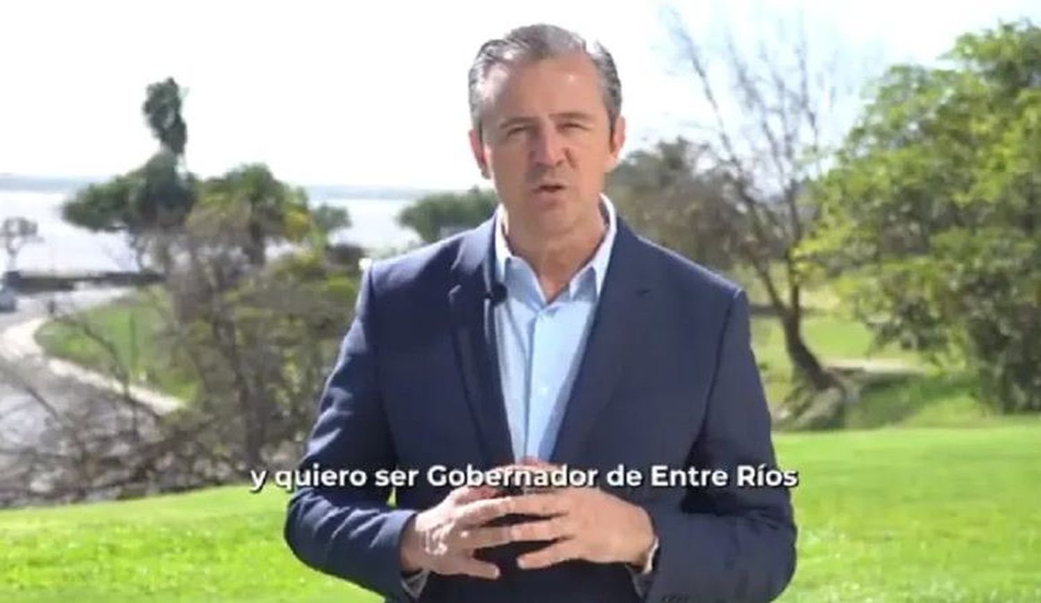 Con eje en la pertenencia y la gestión, Bahl mostró el apoyo de Massa y Bordet y lanzó spot a días de las PASO