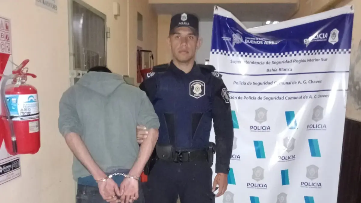 El detenido de 25 años Ezequiel Alberto Figueroa