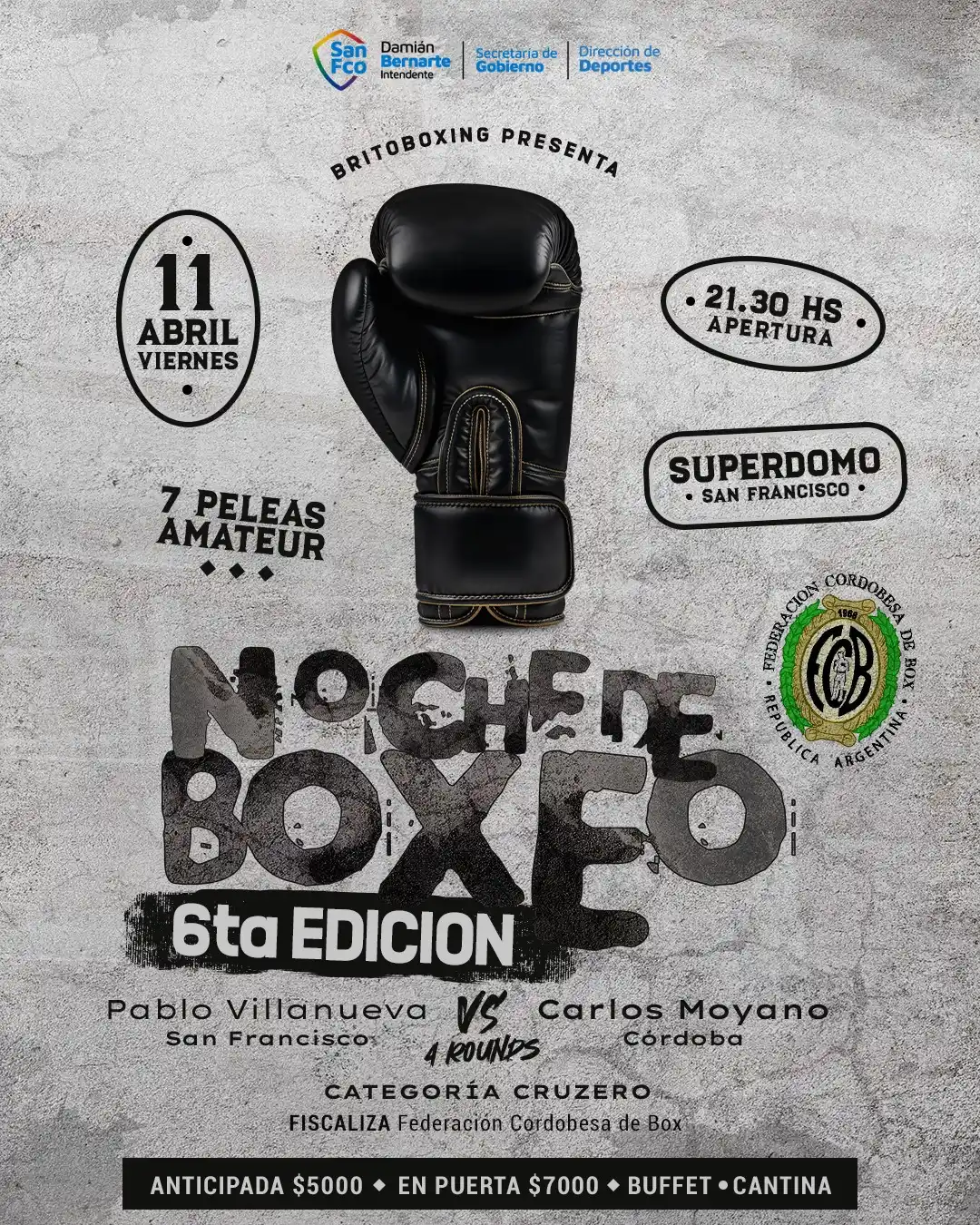 noche de boxeo