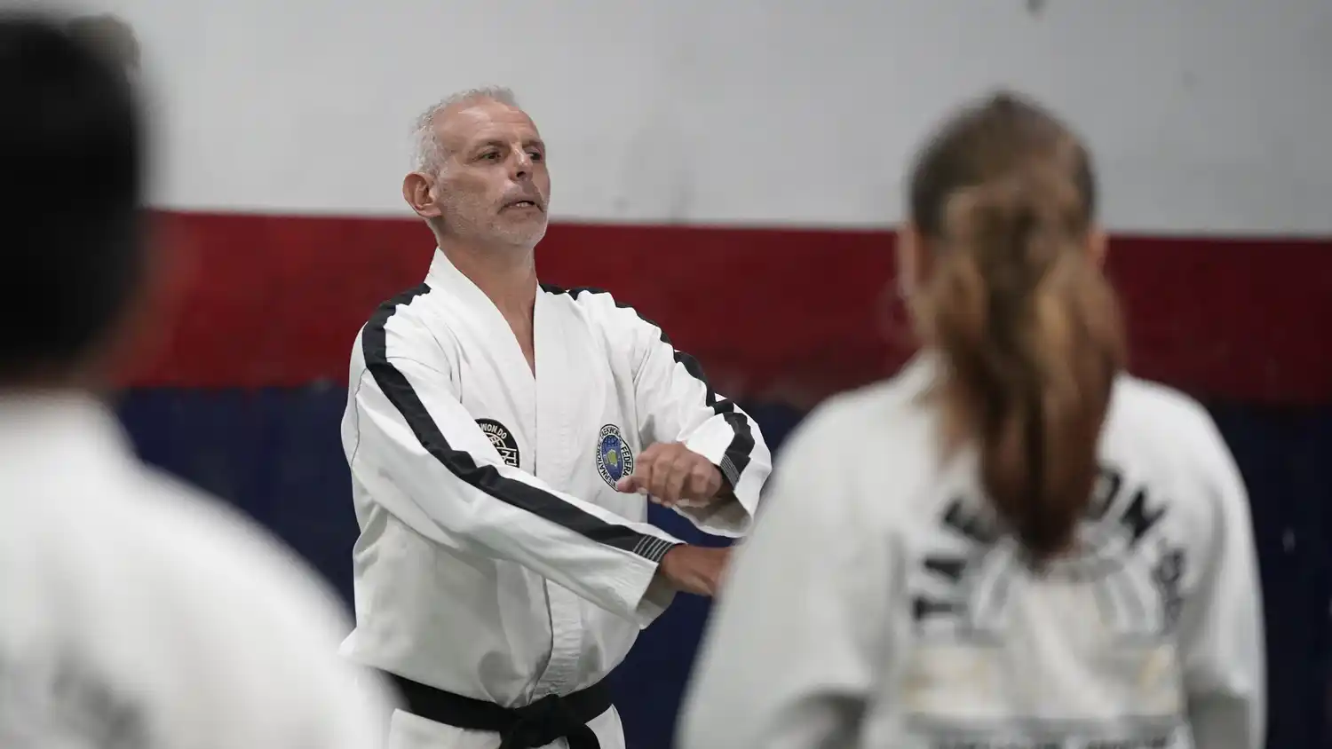 Capacitación de taekwondo de Aníbal Fernández 7