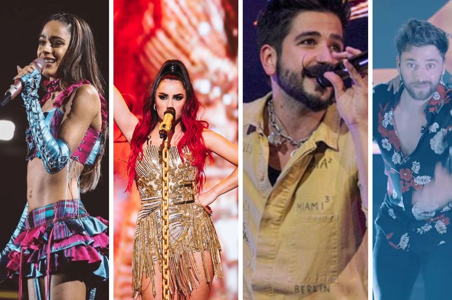 Tini, Lali, Diego Torres, Lerner y Ricky Martín, en el Festival de Peñas de Villa María