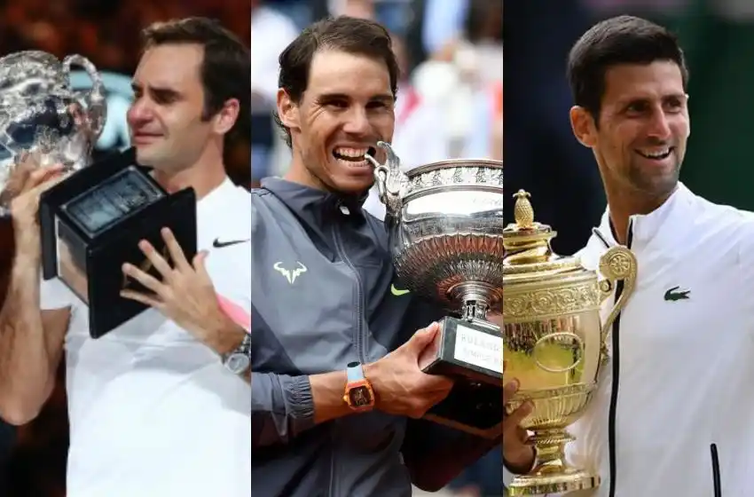 Grand Slam, sinónimo de Federer, Nadal y Djokovic en los últimos 16 años