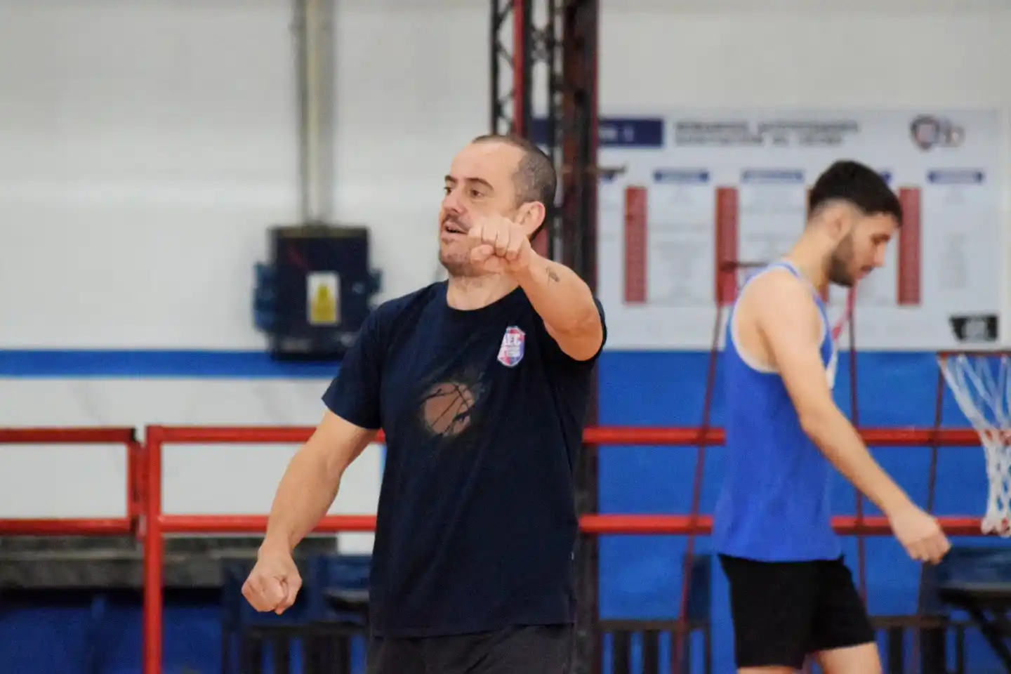 El entrenador de El Ceibo, Eduardo Blengini