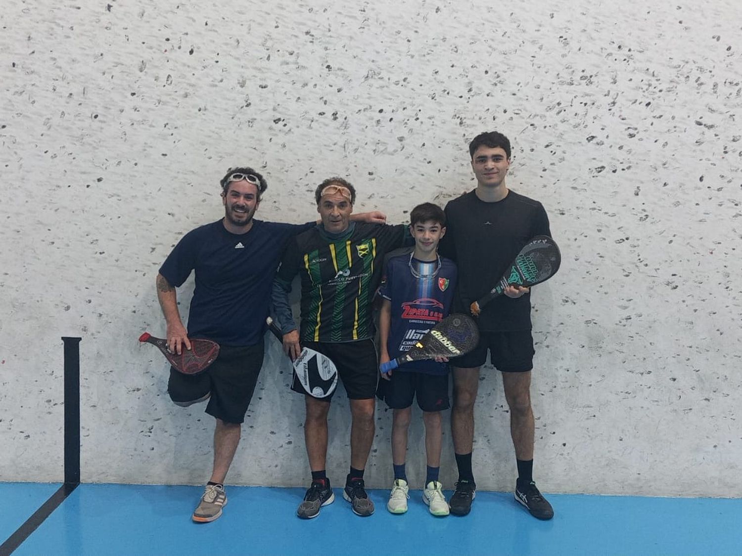 N. Denoni - P. Borro (25) vencieron a C. Arnaudin - B. Ahibe (24)