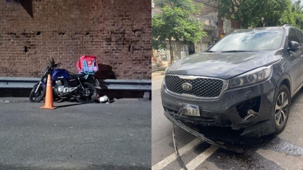 Un repartidor pelea por su vida tras ser atropellado por una camioneta que intentó fugarse