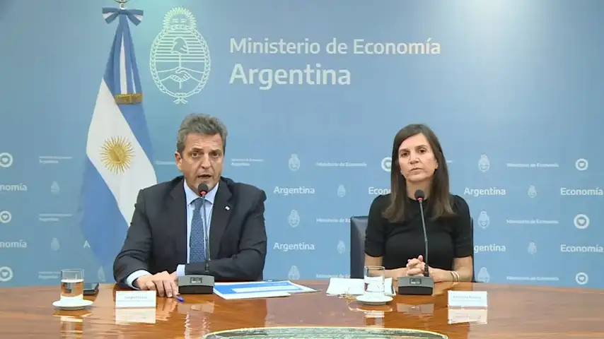 Sergio Massa y Fernanda Raverta