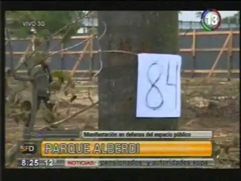 Grupos ambientalistas tomaron el predio del parque Alberdi