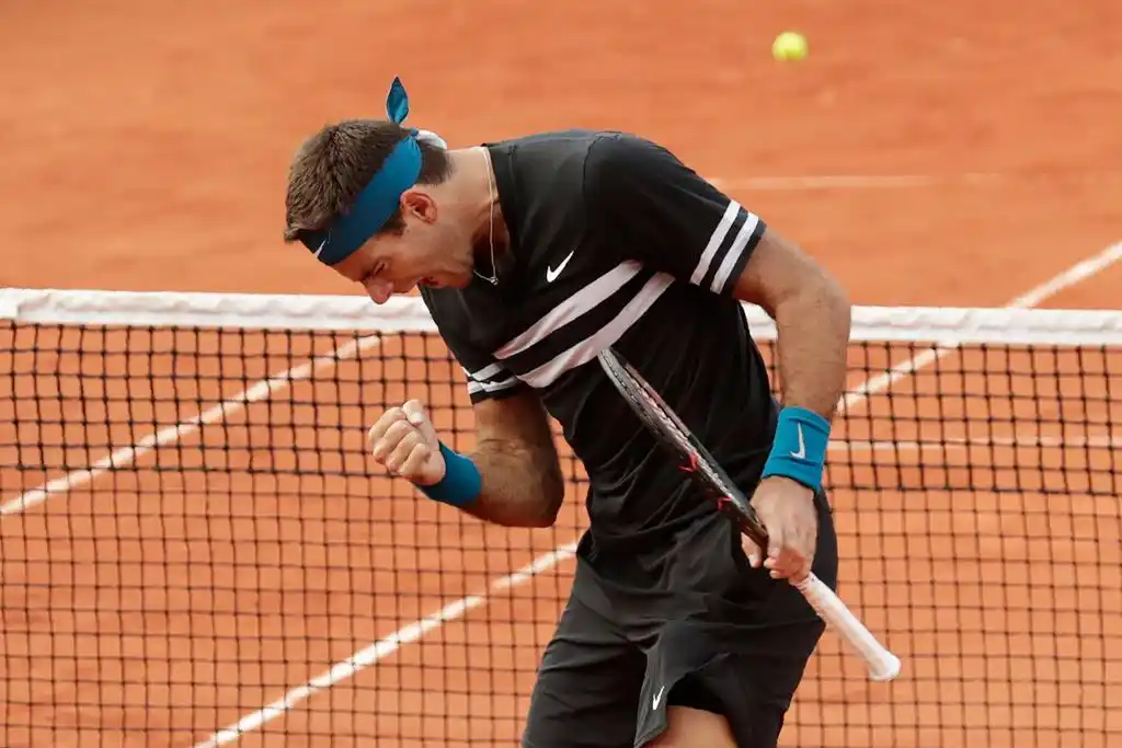 Del Potro derrotó a Benneteau y avanza en Roland Garros
