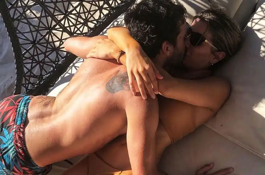 Amor y relax: las románticas vacaciones de Laurita Fernández y Nicolás Cabré