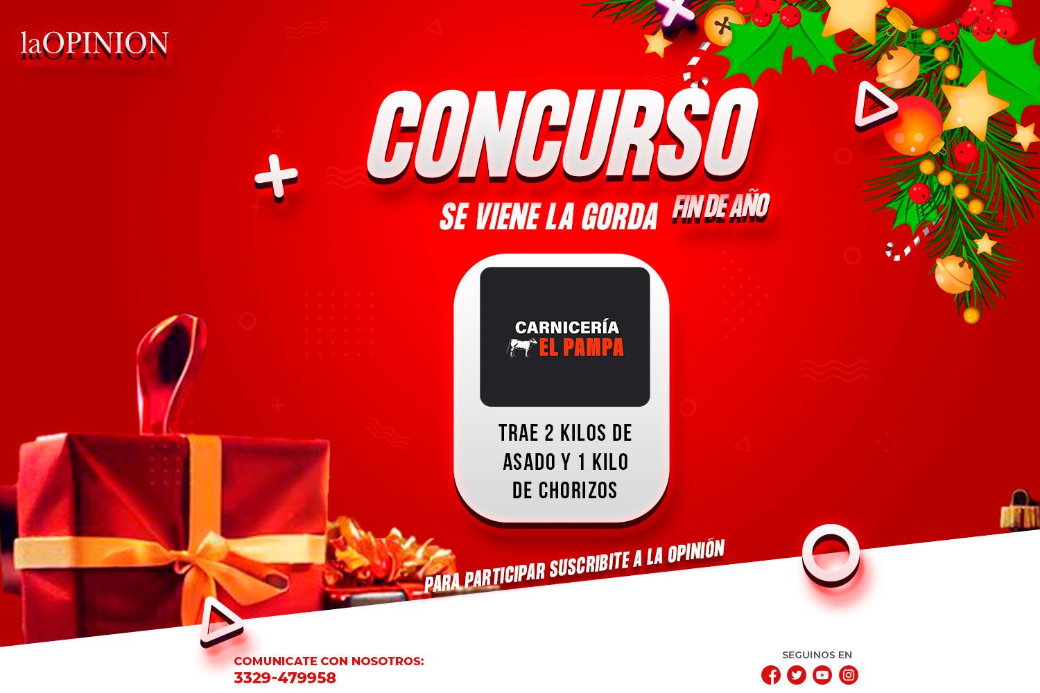 El Pampa, engorda a La Gorda con sus premios y agasaja a suscriptores.