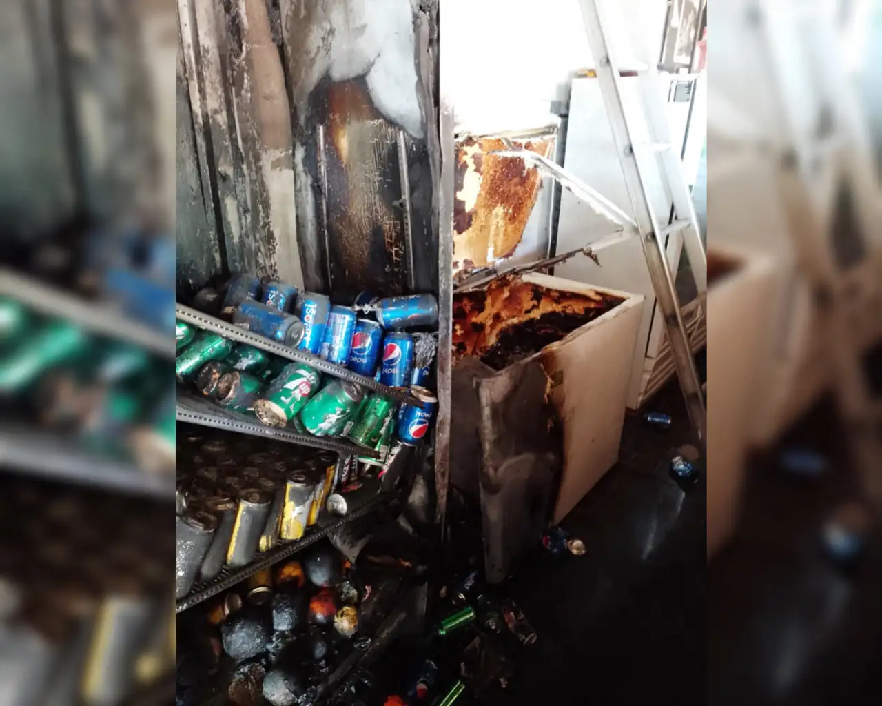 Revelaron cómo se originó el incendio del bar del Mercado del Frigorífico
