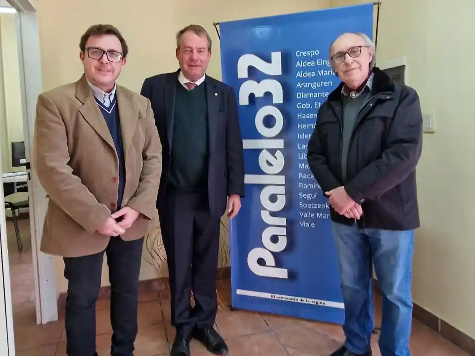 Embajador Dieter Lamlé en visita a Paralelo32