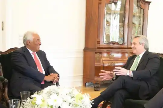 Alberto Fernández se reunió en Portugal con el primer ministro Antonio Costa