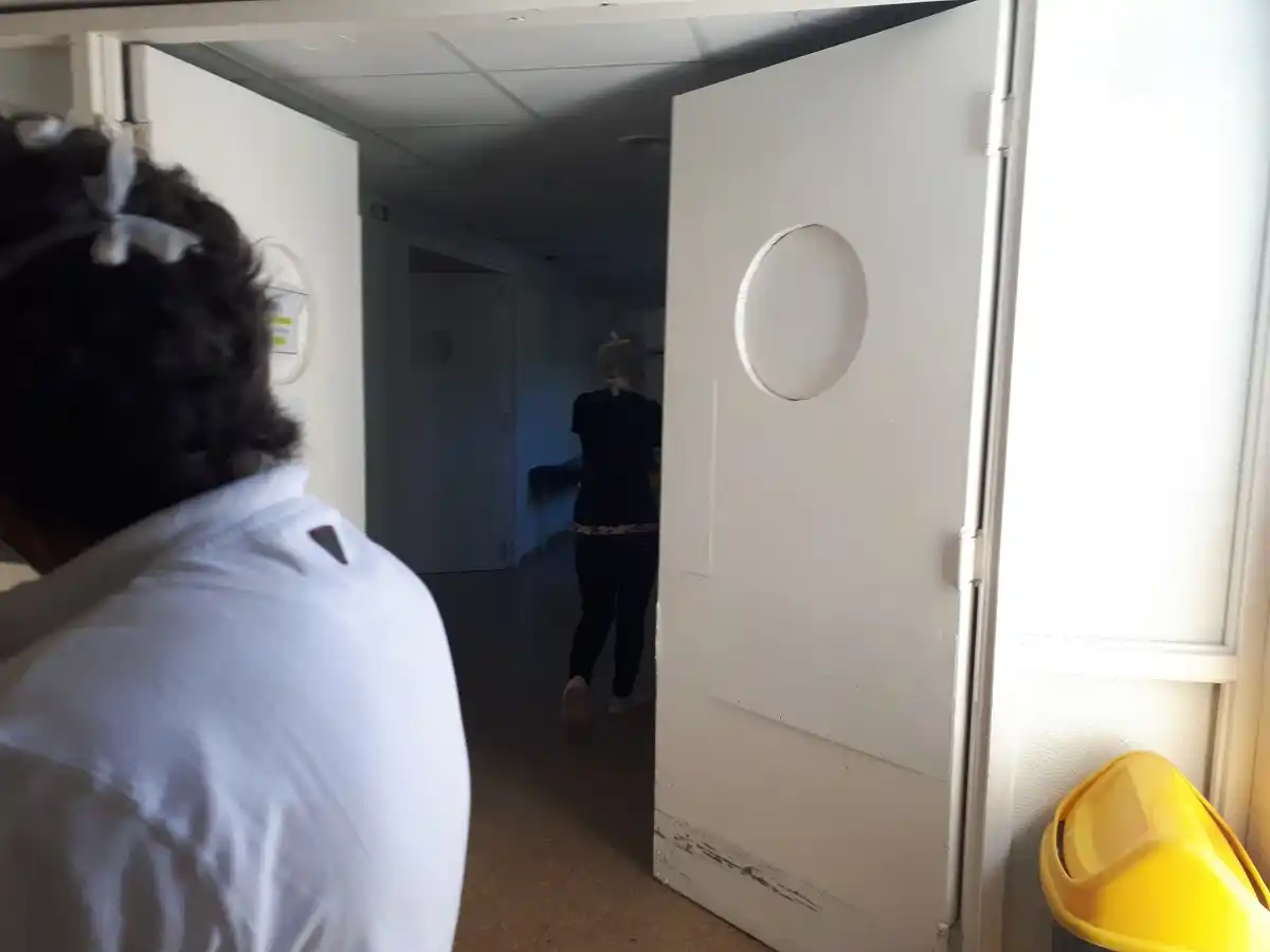 Terapia intensiva del Hospital: Archivo La Opinión.