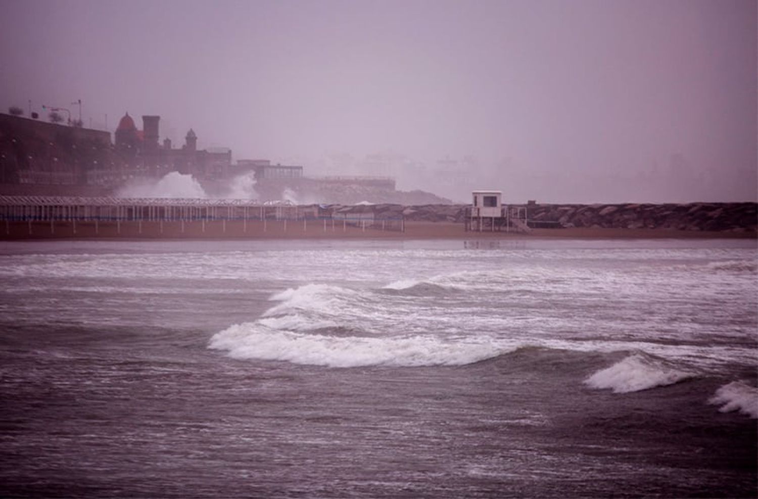 Emiten alerta por probable caída de granizo y precipitaciones en Mar del Plata