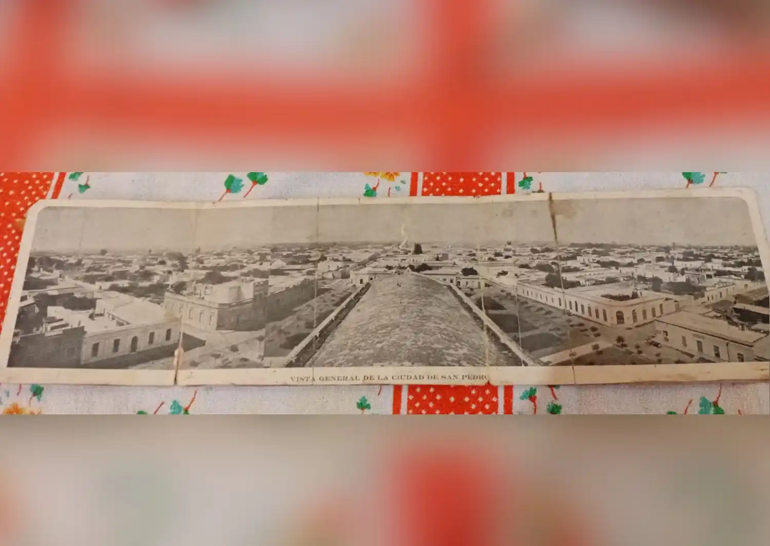 Fernando encontró una foto antigua de San Pedro