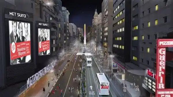 Larreta presentó proyecto para hacer peatonal la avenida Corrientes