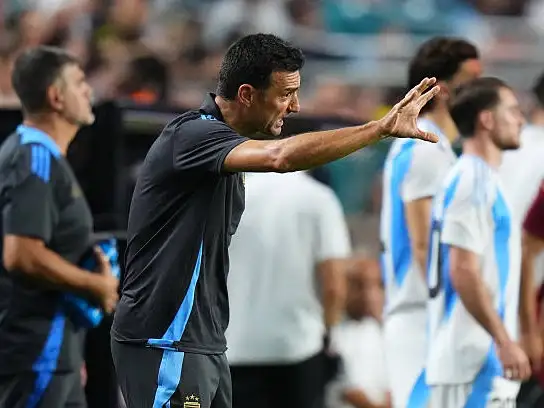 Scaloni quedó satisfecho con los ensayos del seleccionado.