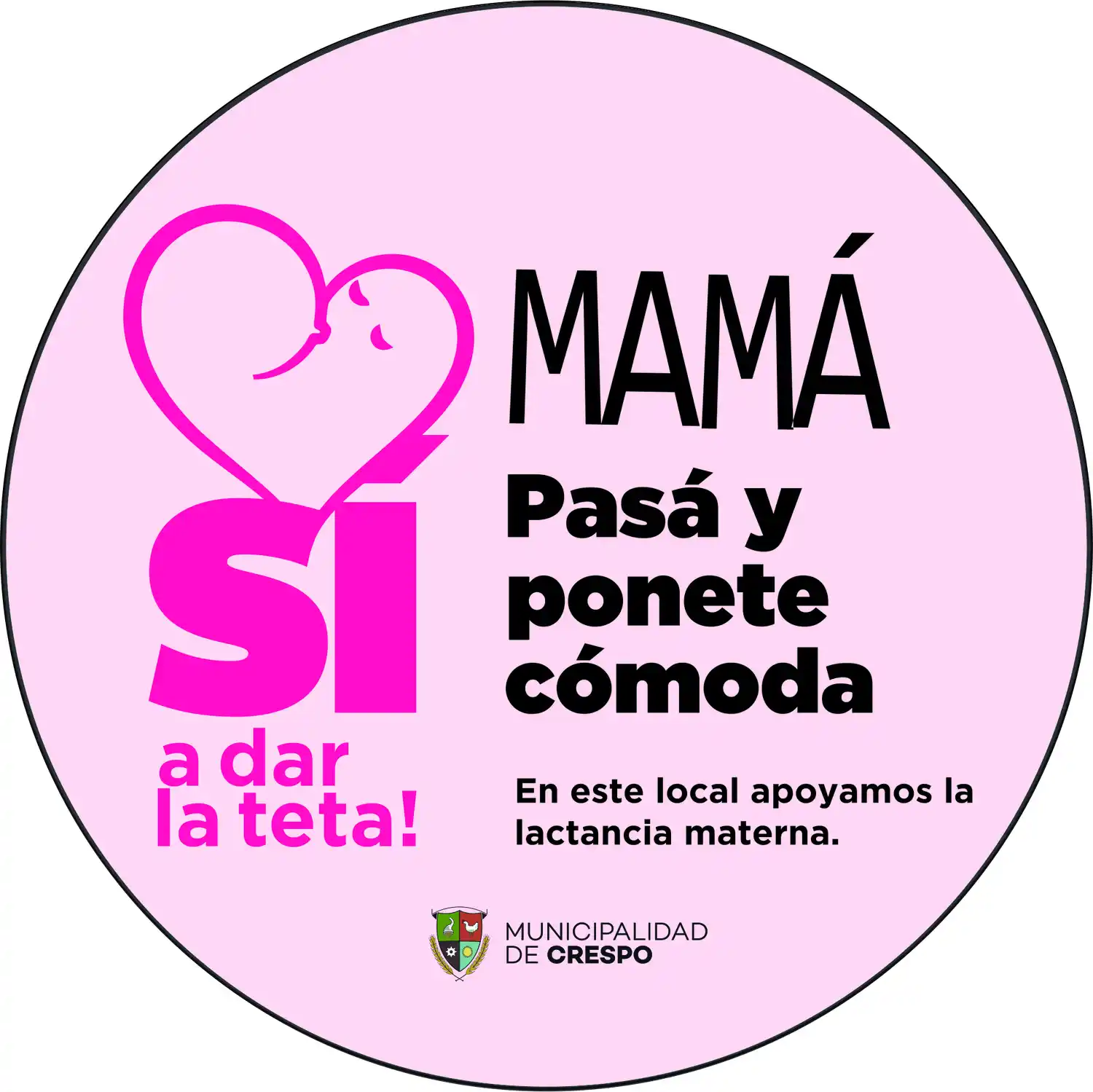 Comercios adhieren a la lactancia