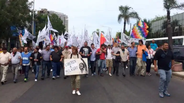Buenos Aires sitiada por militantes que exigen liberar a Milagro Sala