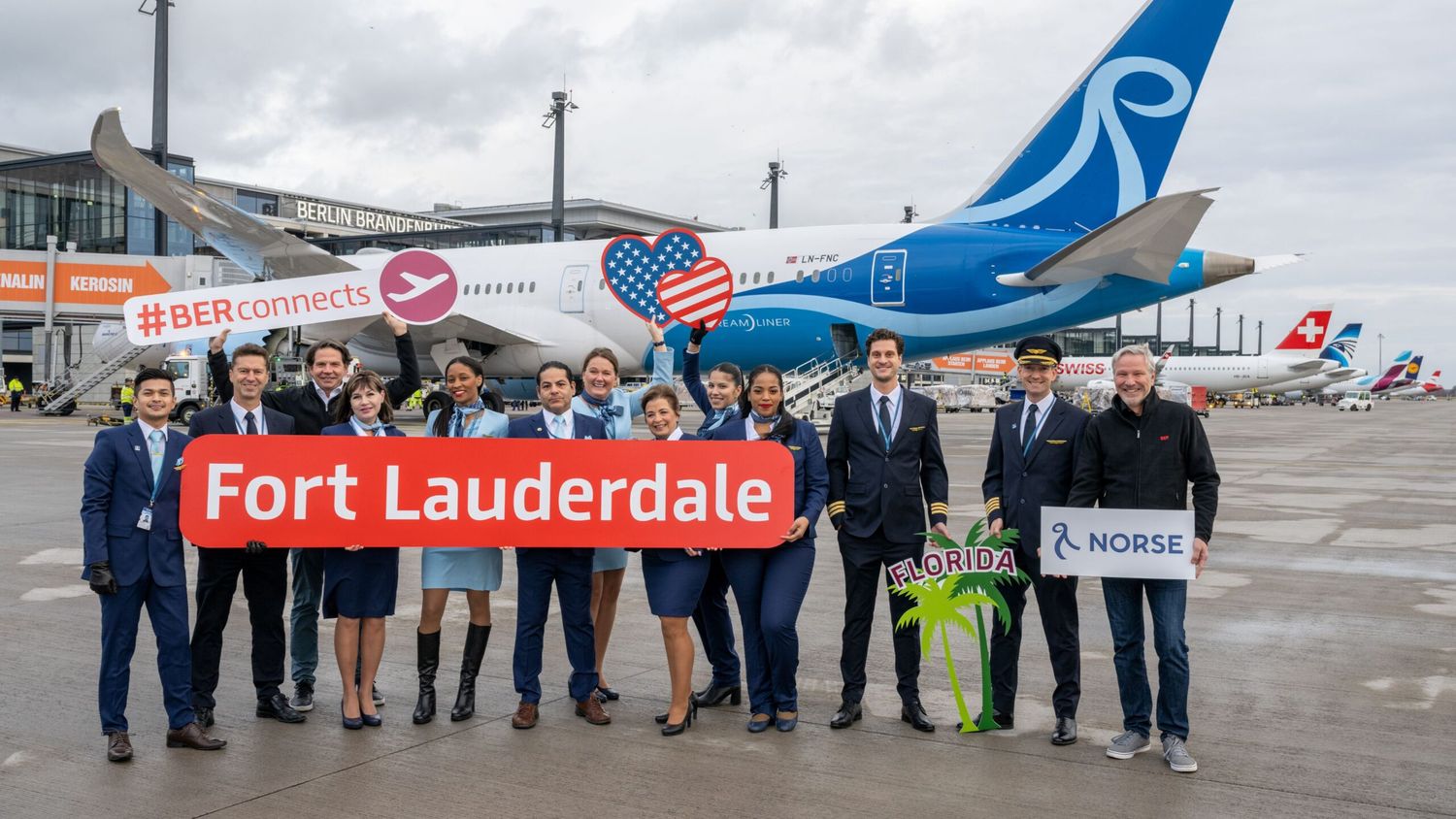 Norse Atlantic inauguró sus vuelos entre Berlín y Fort Lauderdale 