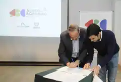 Se suscribió el acuerdo para ceder tierras del Estado nacional al Municipio y la Unicen 