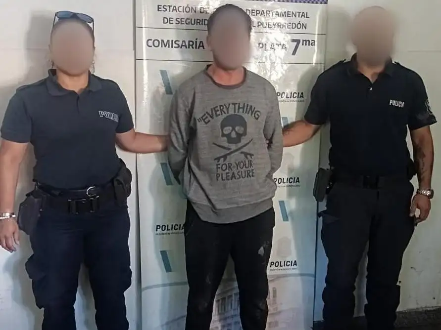 Un hombre de 40 años fue aprehendido.