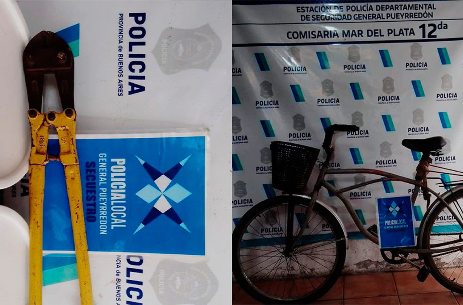 Atrapan a ladrón de bicicletas con la pinza en la mano