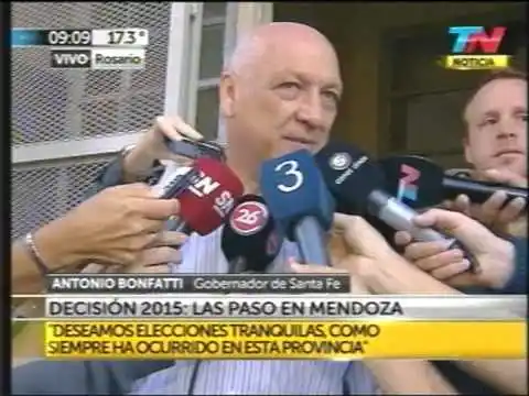 Bonfatti: “Es un día de alegría para la democracia porque se renuevan las esperanzas”