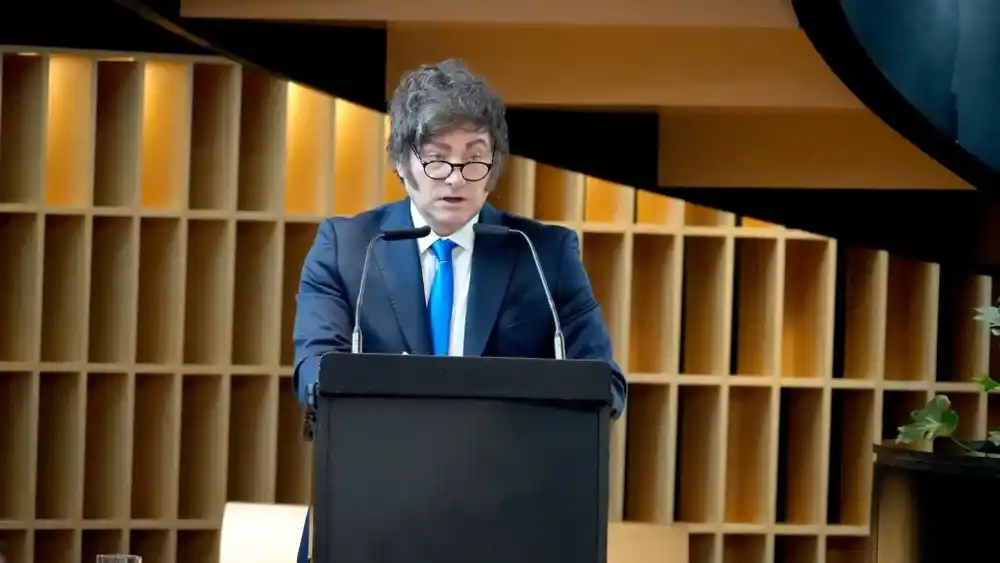 El presidente Javier Milei, una de las grandes personalidades presentes en el Madrid Economic Forum 2026.