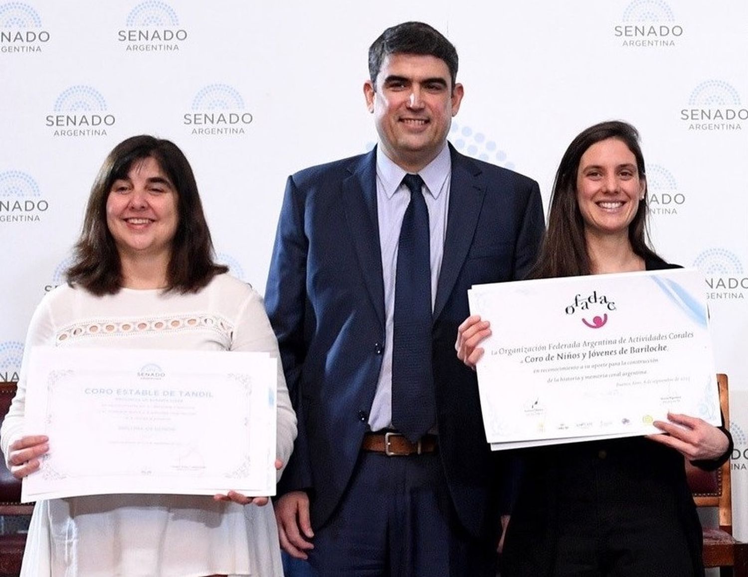 El Senado de la Nación homenajeó al Coro Estable de Tandil