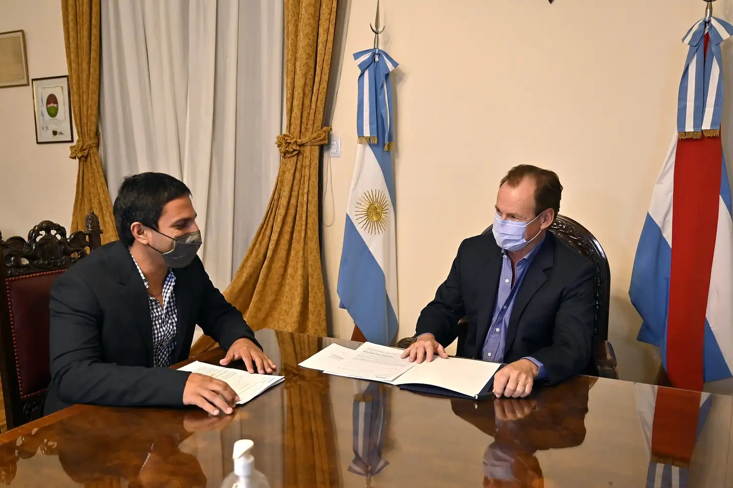 Bordet se reunió con el titular de ENERSA
