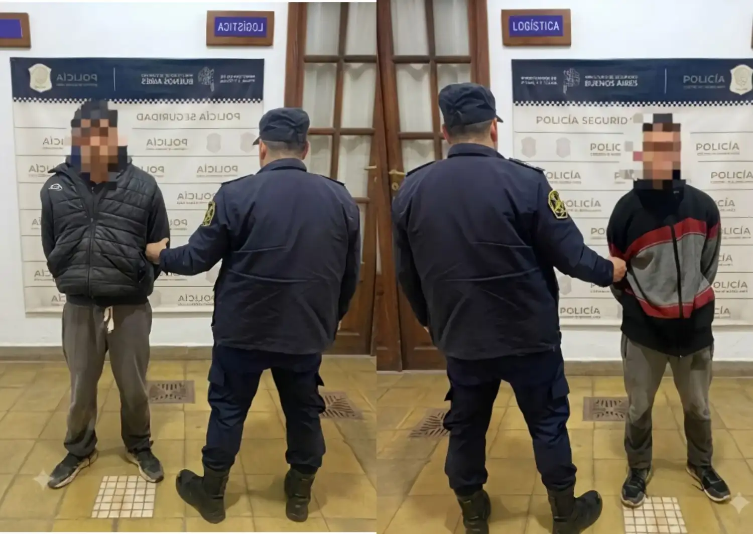 Aprehendidos por robo de motocicleta en interior de vivienda