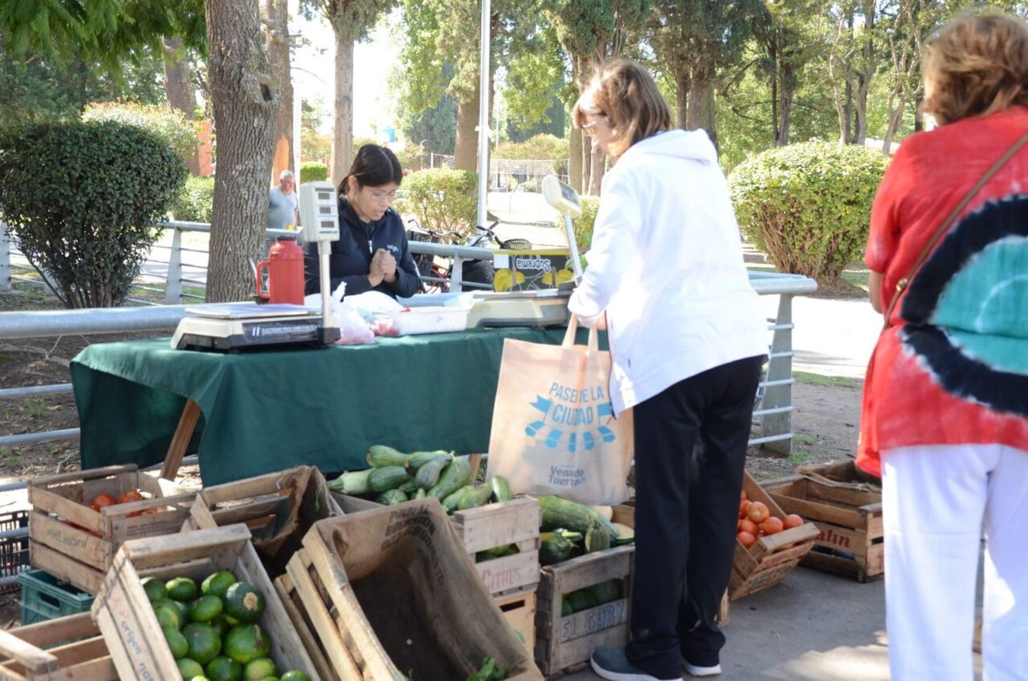“Huerteros en tu Barrio” lleva sus productos a la plaza de la Democracia