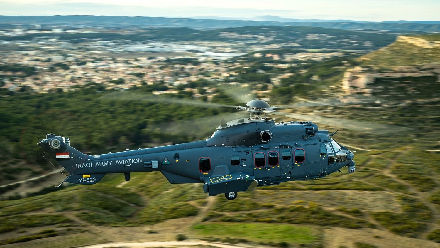 Llegan a Irak los dos primeros H225M Caracal para reemplazar a los Mi-17 de su Aviación del Ejército