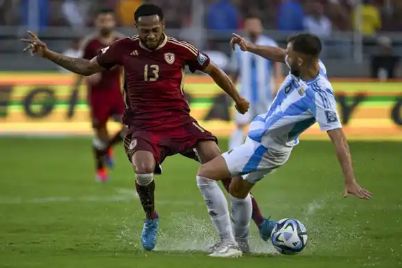 Argentina empató 1 a 1 con Venezuela por las Eliminatorias