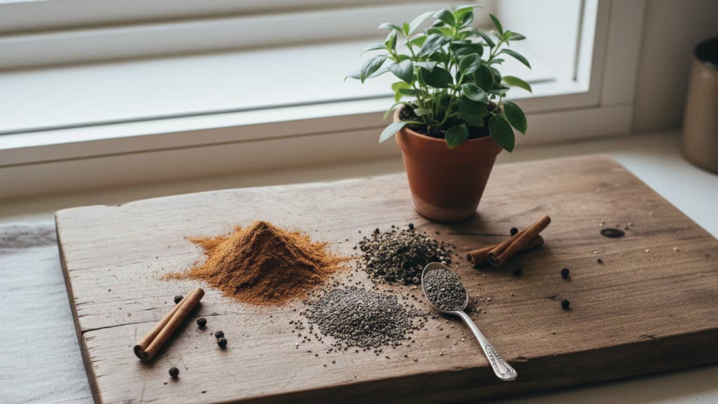 Cómo usar canela, pimienta y semillas de chía para un potente fertilizante.