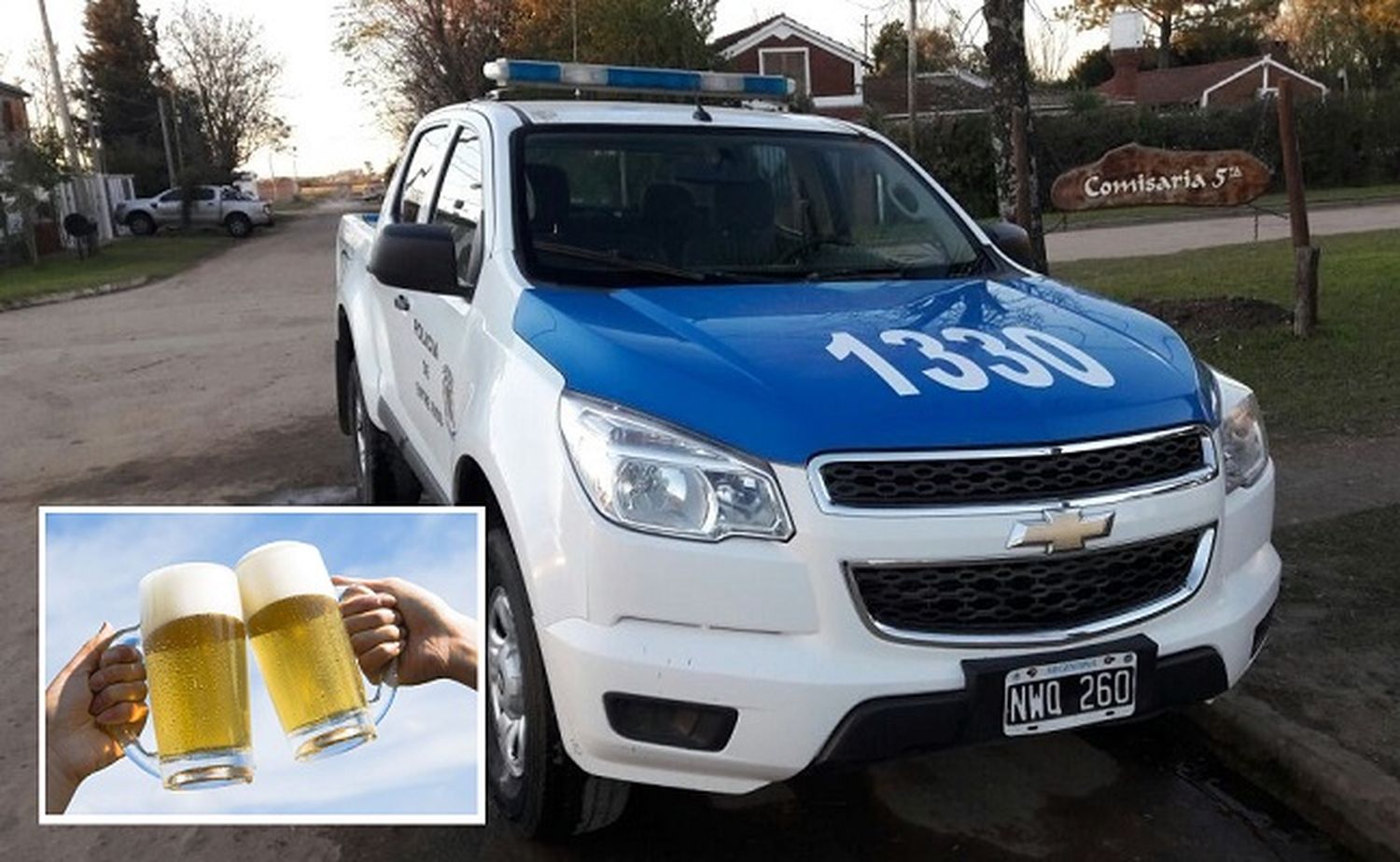 Pasados de copas: Tres hombres detenidos por causar disturbios