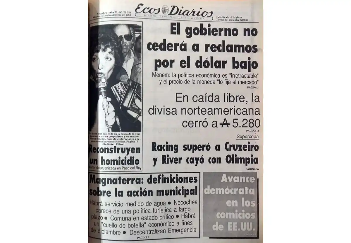 Jueves 8 de noviembre de 1990