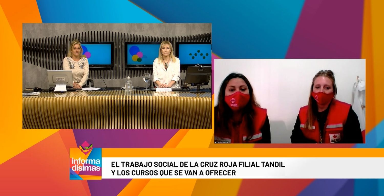 El trabajo social de la Cruz roja filial Tandil y los cursos que se van a ofrecer