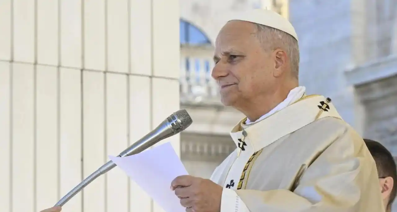 El Papa León XIV encabezó hoy en el Vaticano la última audiencia general del año.