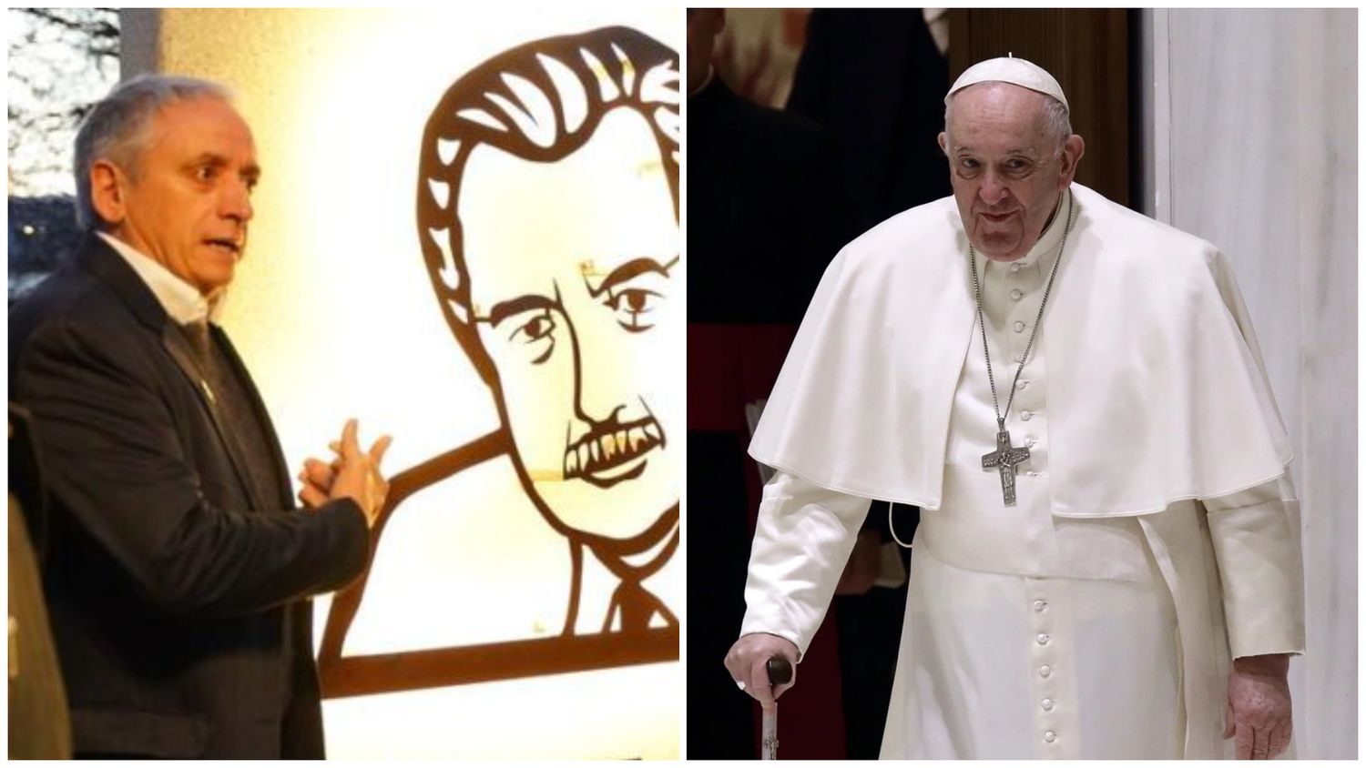 "Chapa" Gastón se prepara para su encuentro con el Papa Francisco.