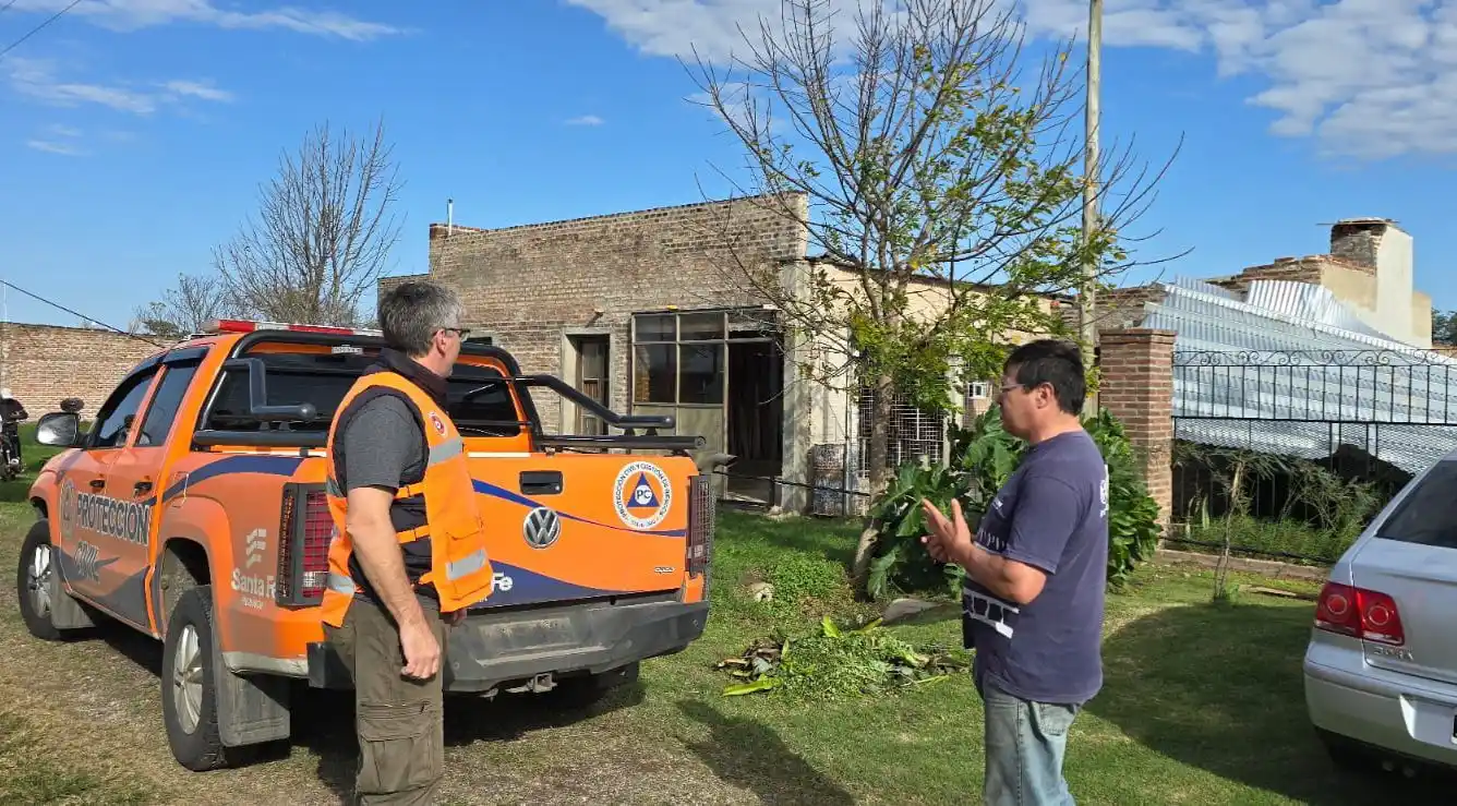 El Gobierno Provincial asiste a las localidades afectadas por las fuertes tormentas