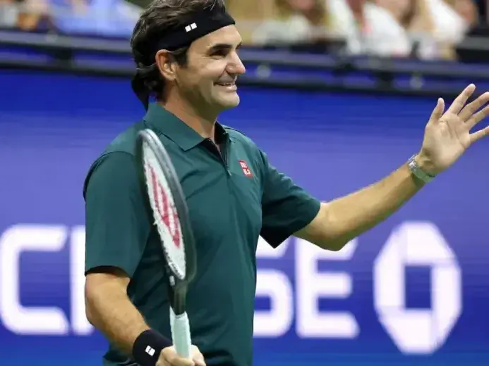 Roger Federer disfrutó una jornada donde fue la máxima figura del US Open. Foto:AFP