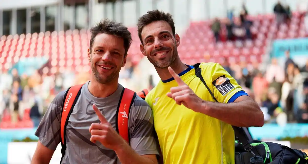 A lo largo de su carrera como doblista, Zeballos ganó 20 torneos, ocho de ellos junto a Granollers. Crédito: Madrid Open