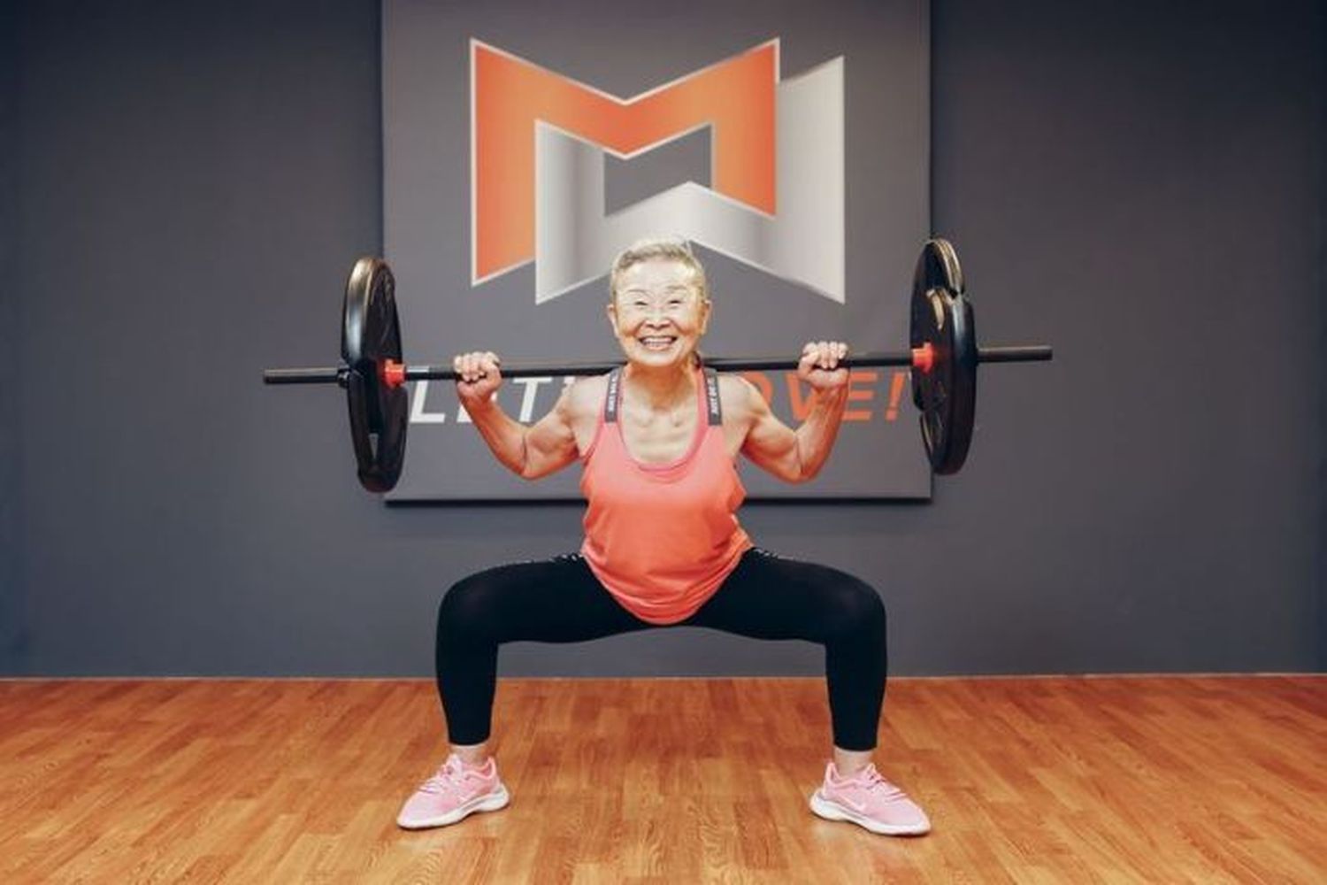 Mujer mayor fitness