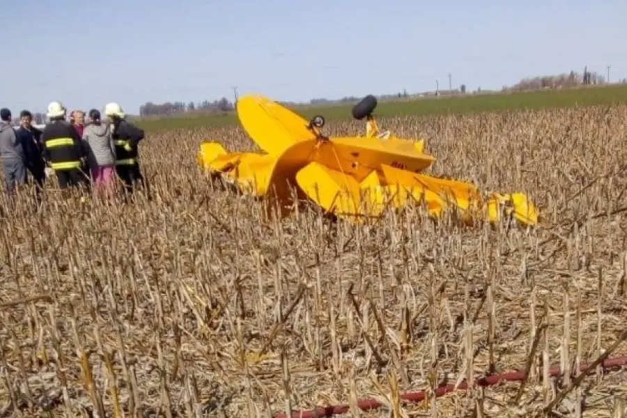 Tragedia aérea: una persona perdió la vida en un accidente con su avioneta en el sur de la provincia