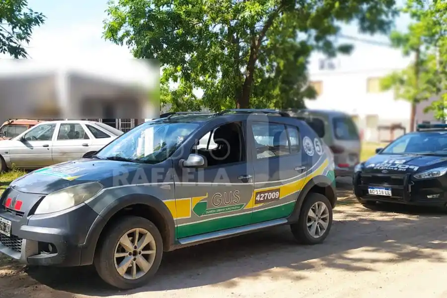 La policía y la GUS requisaron un domicilio en busca de un rifle: positivo procedimiento