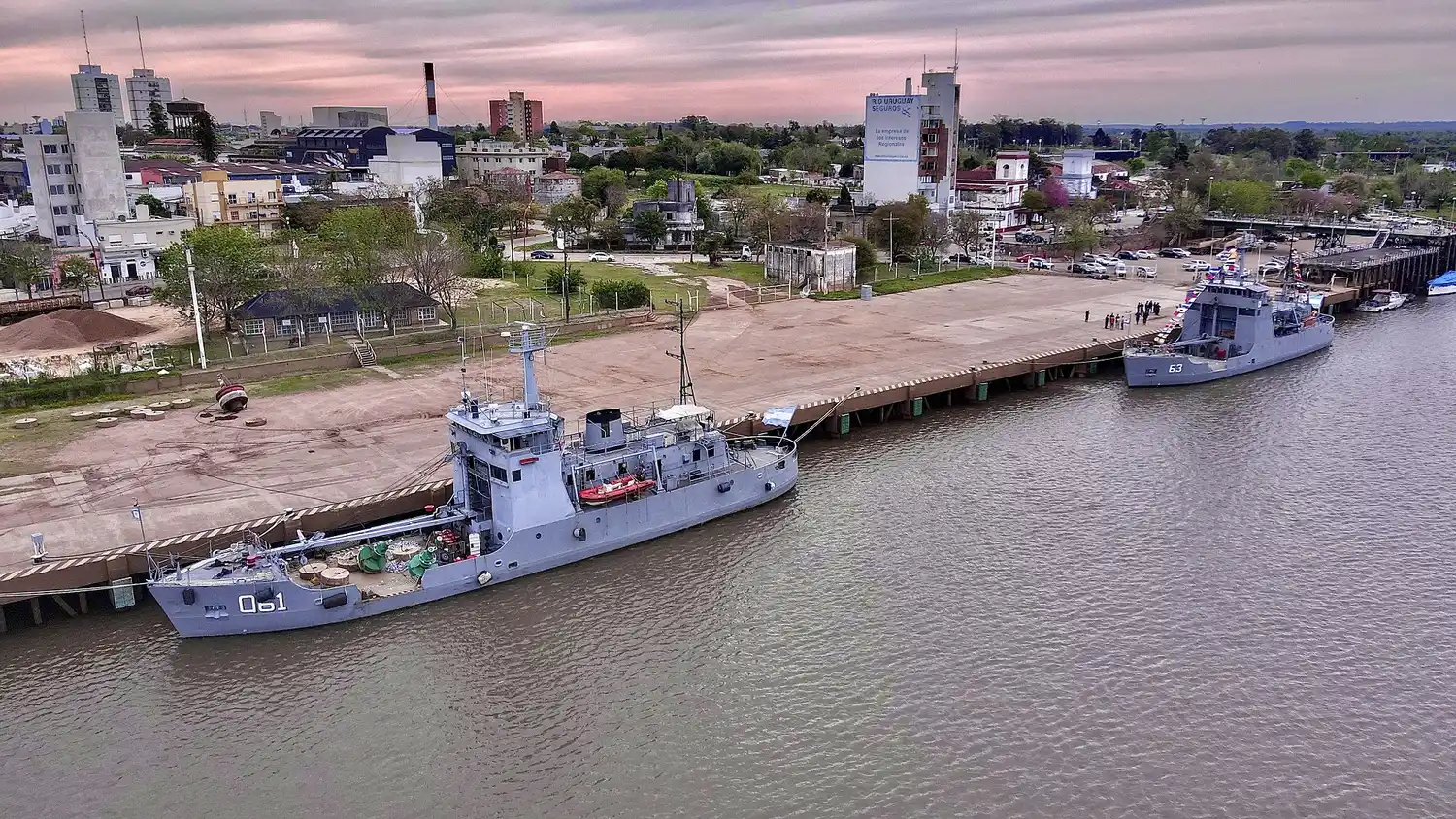 Un segundo buque de la Armada Argentina continuará con el balizamiento del río Uruguay