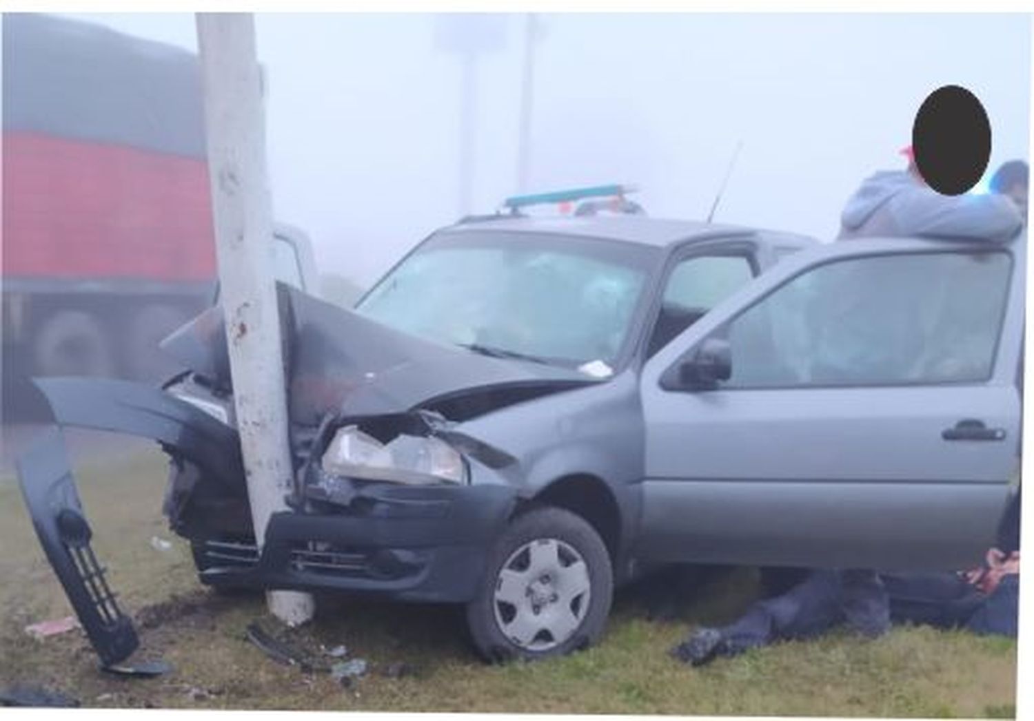 Cinco policías de Mar del Plata resultaron heridos tras un despiste en la 226